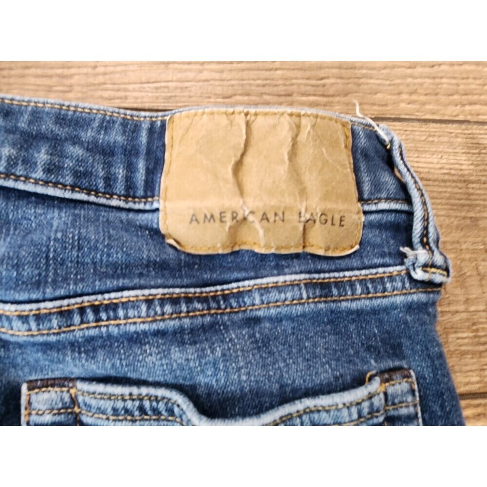 American Eagle Next Level Flex Men Teen Skinny Slim Jeans Sz 30x32 Daek - Picture 7 of 11